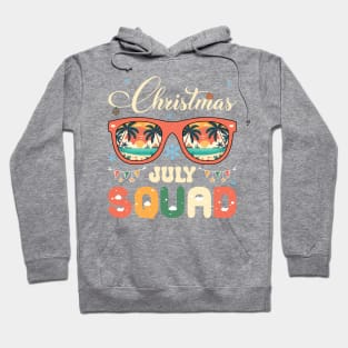 Christmas In July Squad Sunglasses Summer Beach Gift For Boys Girls Kids Hoodie